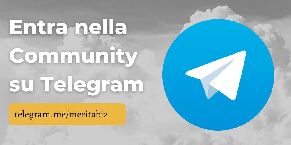 Entra nella Community su Telegram